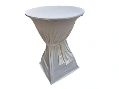 Stehtischhusse Weiß