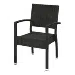 Terrassenstuhl-Moon-Schwarz-1-Vorne