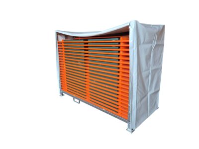 Abdeckhaube für Transportgestelle